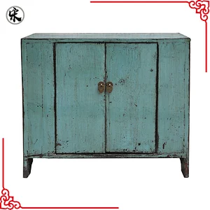 chinese antique lacquered side cabinet furniture