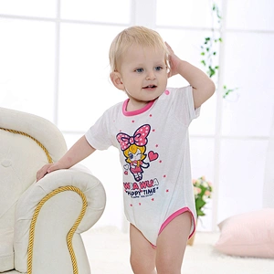 Breathable Hot Sale plain Newborn Baby Cotton Rompers kids Wholesale bodysuit And Jumpsuit