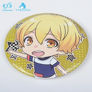 Metal Tin Anime Logo-printing Button Badges for Sales