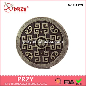 S1129 PRZY Handmade Taegeuk pattern silicone soap mold