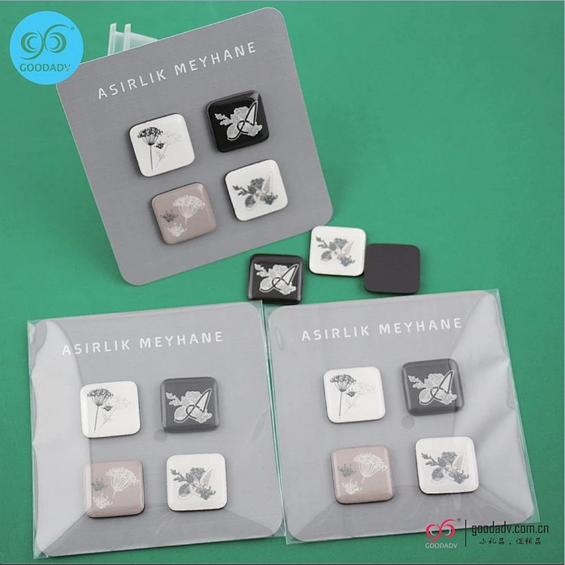 sublimation fridge magnet Epoxy magnet sticker