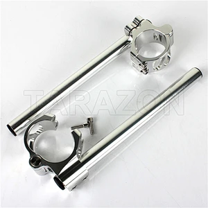 Aftermarket Custom Aluminum Motorcycle Handlebars Clip On For Kawasaki