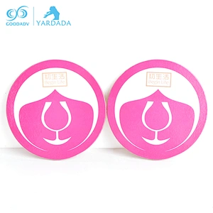 Fashion simple design beer cup coaster,custom drinks coaster