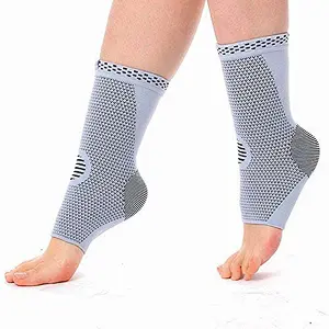 Compression Ankle Brace Sports Ankle Sleeve Foot Sleeve Foot Socks Breathable Support Protector Pair Injury Recovery