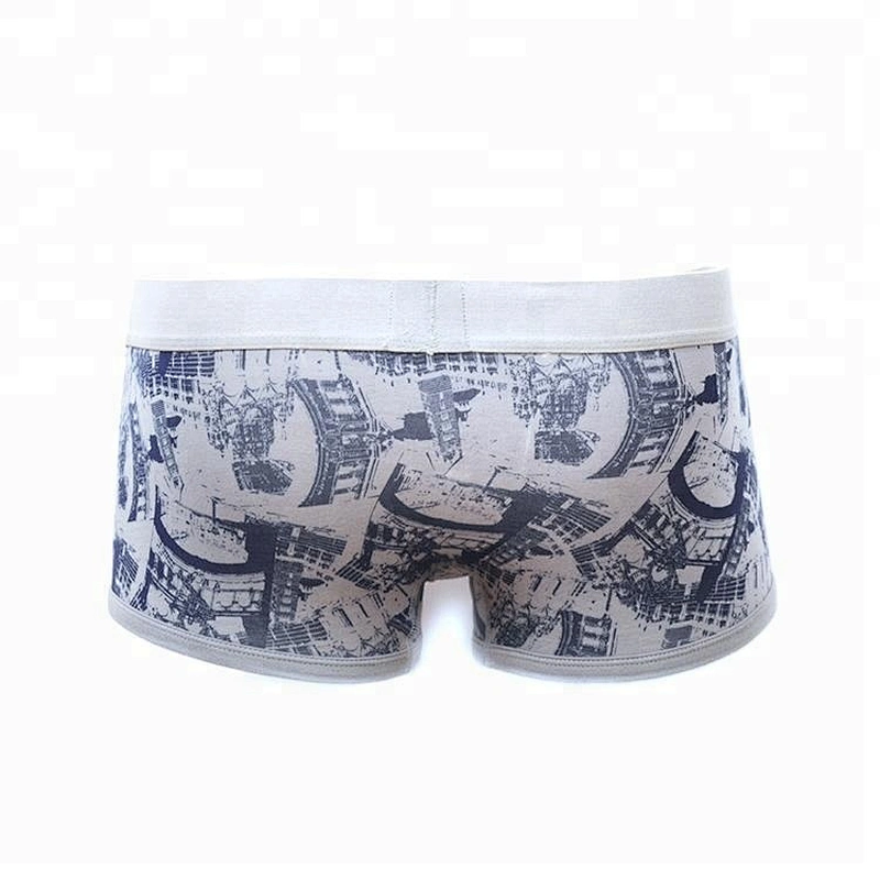 Hot sale low-waistline man underwear men cotton boxer briefs