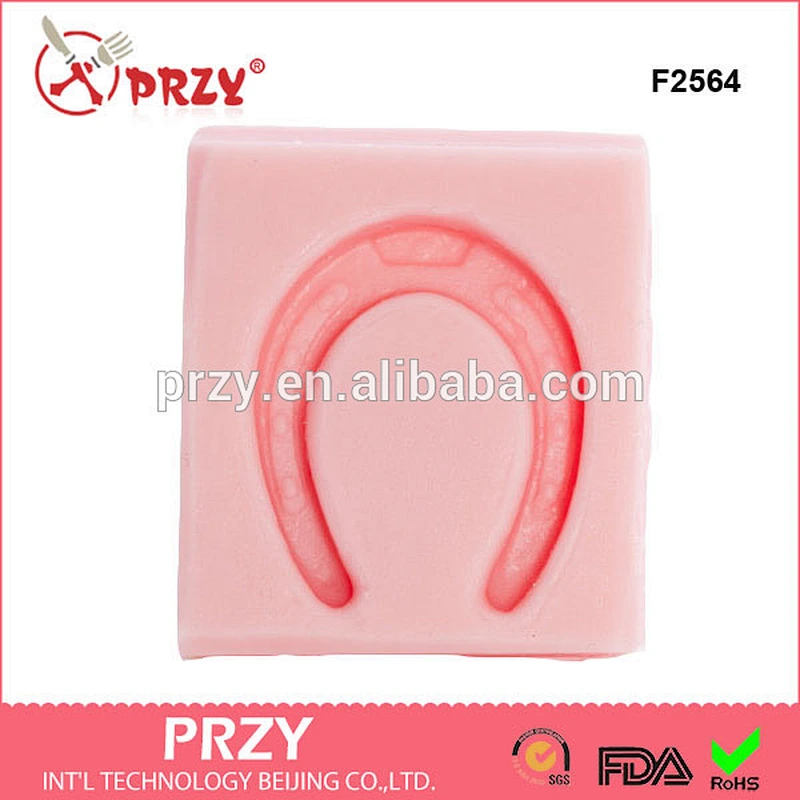 F2564 Horse shoe silicone mold mould/fondant horse shoe mold /western cake decorating mold
