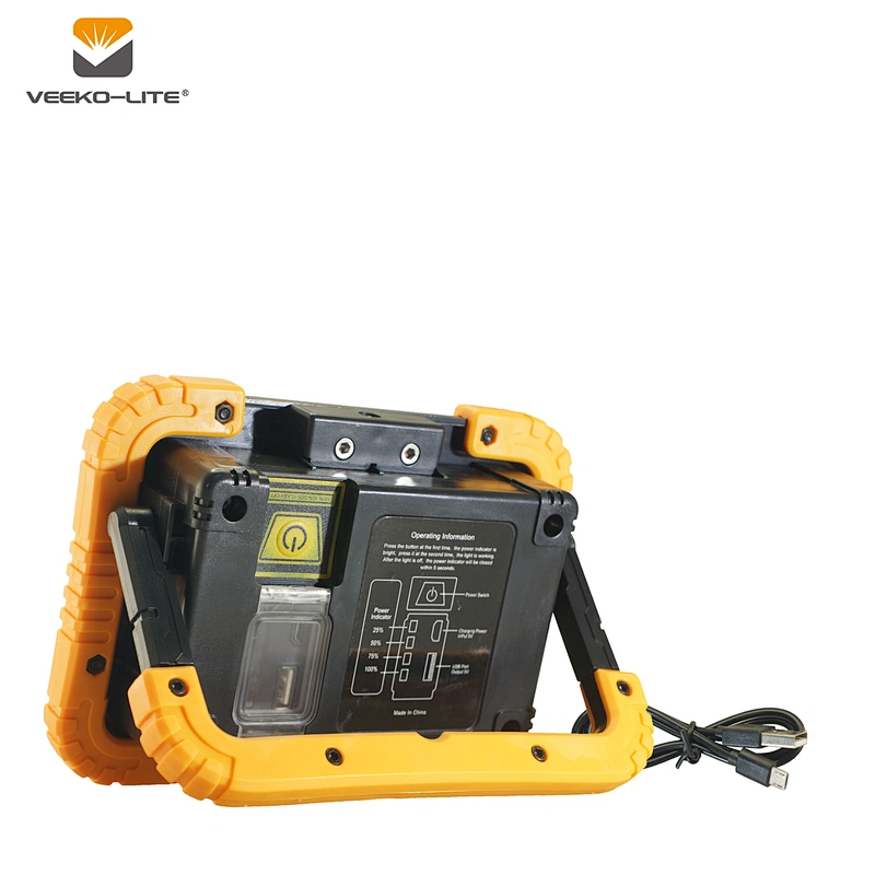 2018 New style 10W COB LED Work Light USB Input and Output 1000 lumens Rechargeable light