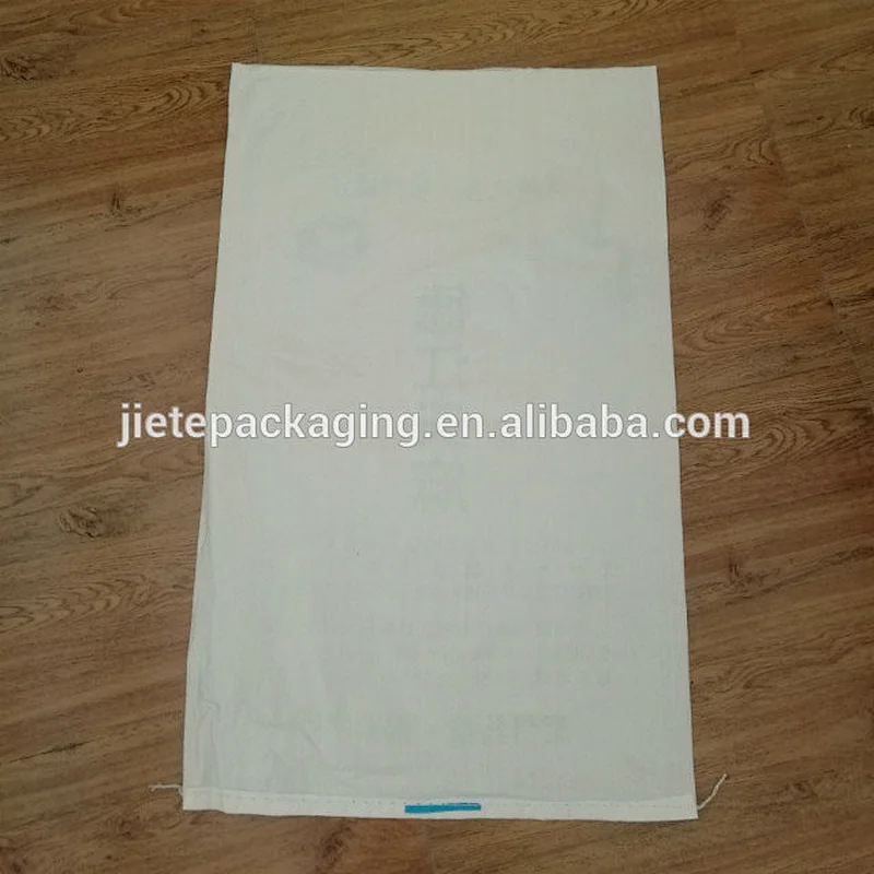 Wholesale customized white plastic pp woven packaging bag