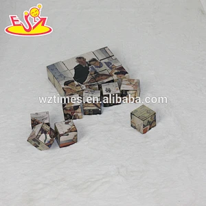 wholesale newly fashioned wooden packed blocks toy for children W14F027