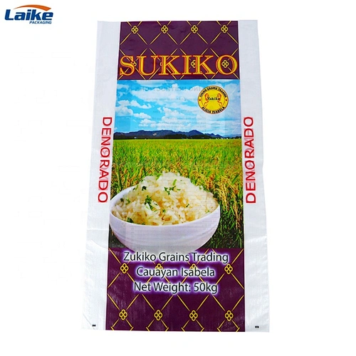 High quality rice bags design/china rice bag/grain bag export rice bag
