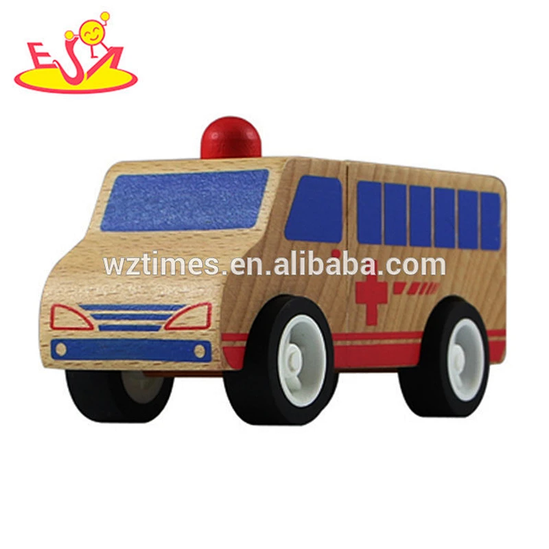 wholesale funny wooden small cars for toddlers best gift for kids wooden small cars W04A043