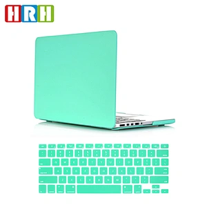 2 in 1 Clover Green Hard Case and Silicone Keyboard Cover custom plastic case For macbook pro 13 inch case