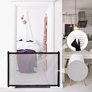 New Mesh Magic Pet Dog Gate Safe Guard And Install Anywhere Pet Safety Enclosure