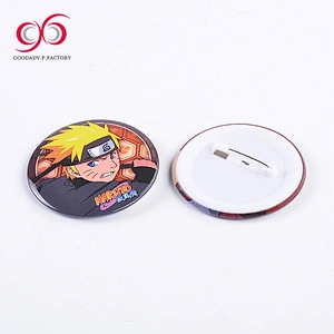 Good Cheap custom shape top metal pin button badge decorate