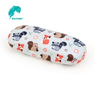 Cartoon Animal Pattern Hard Shell Glasses Case for Children