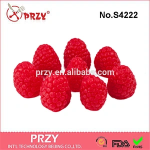 S4222 PRZY Raspberry silicone mold silicone mould soap mold candle mold