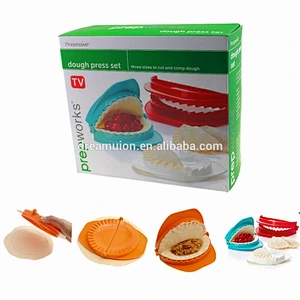 3 Piecs Dumpling Dough Press set Emppanada Maker Hand tool Calzone mould Traditional