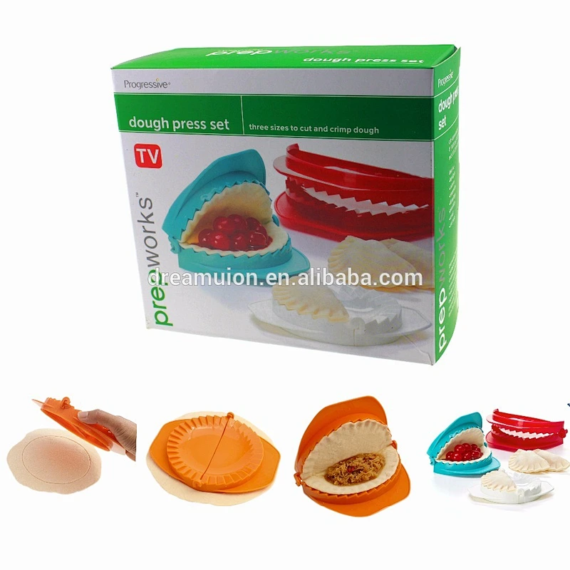 3 Piecs Dumpling Dough Press set Emppanada Maker Hand tool Calzone mould Traditional
