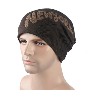 Solid Male Beanies Women Hats Casual Polyester Men's Hats Knit Knitted Hats