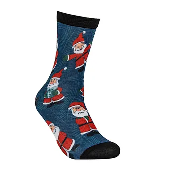 High Technique Printing Crew Sock Christmas Style Women Fashion Sock