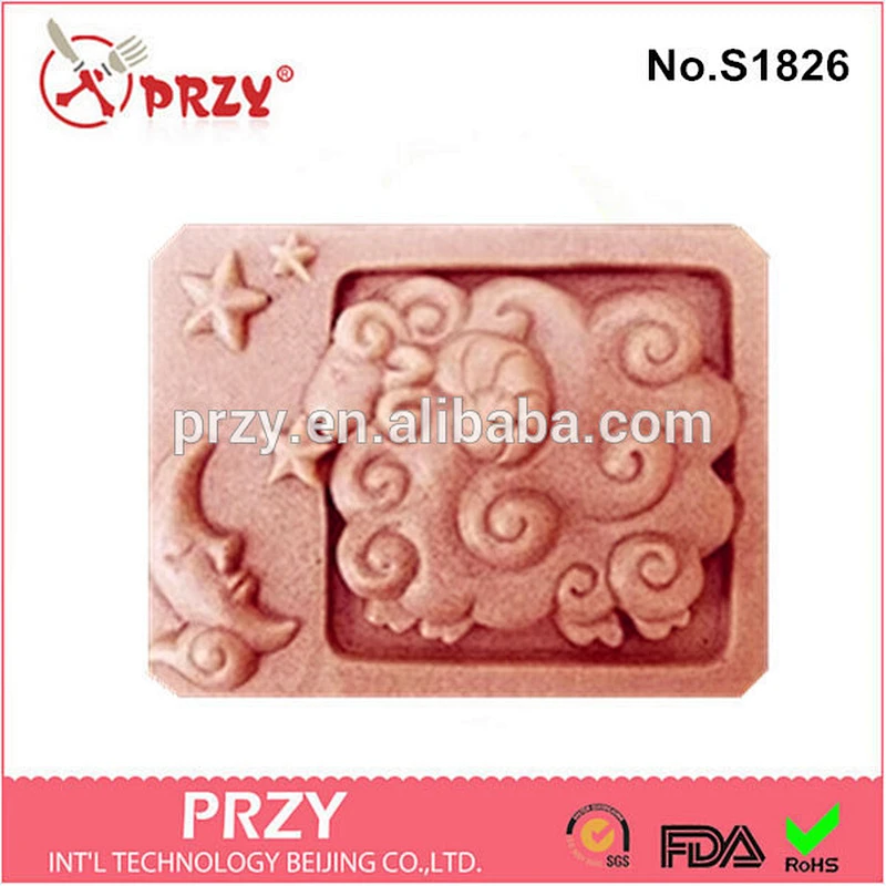 Silicone animal series lovely sheep soap mold