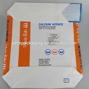 25kg plastic stand up block bottom BOPP cement bag with small air hole for tile adhesive,lime