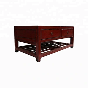 chinese lacquer solid wood pine coffee table furniture