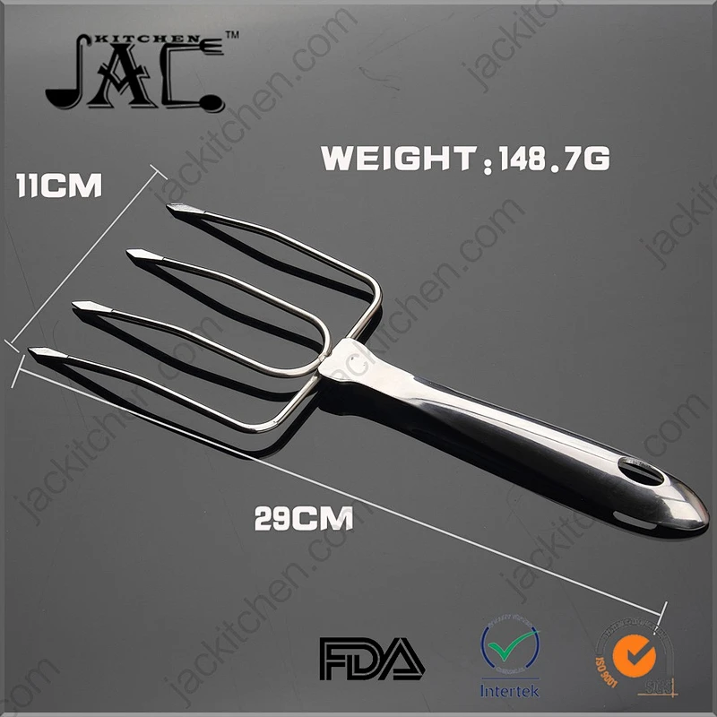 Durable Stainless Steel Poultry Lifters Turkey Fork