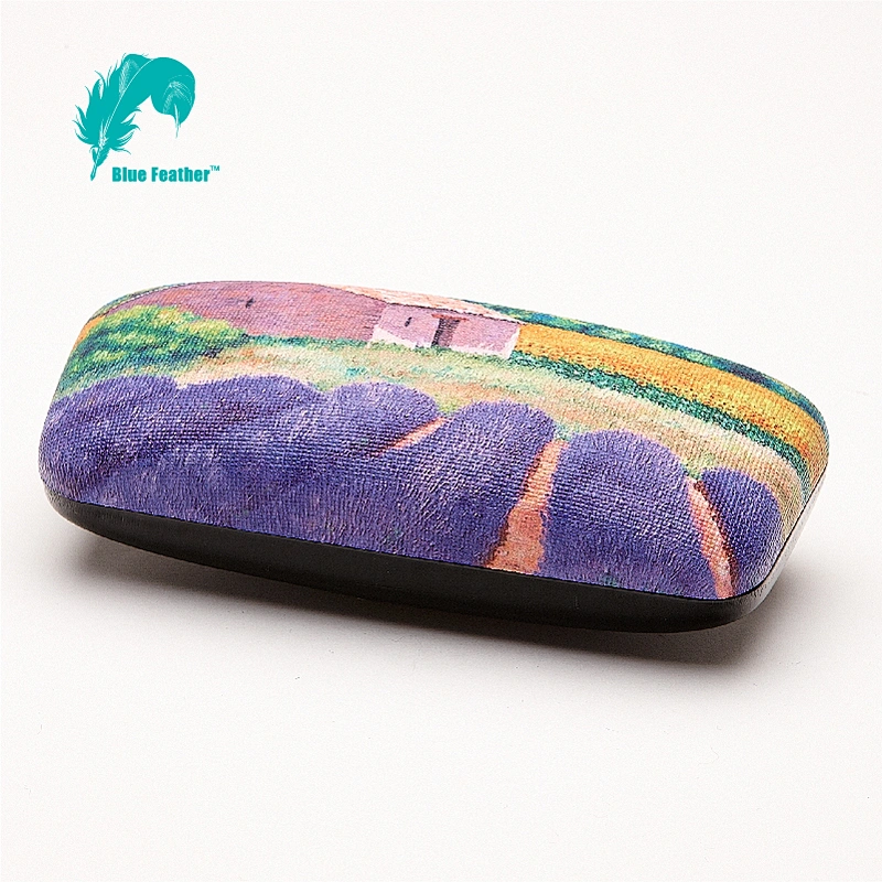 Stylish Oil Painting Pu Leather Hard Optical Case for Everyday Use
