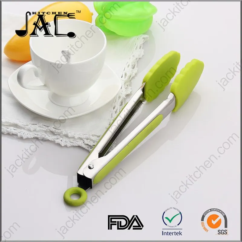 Manmade Stainless Steel Spatula Tongs