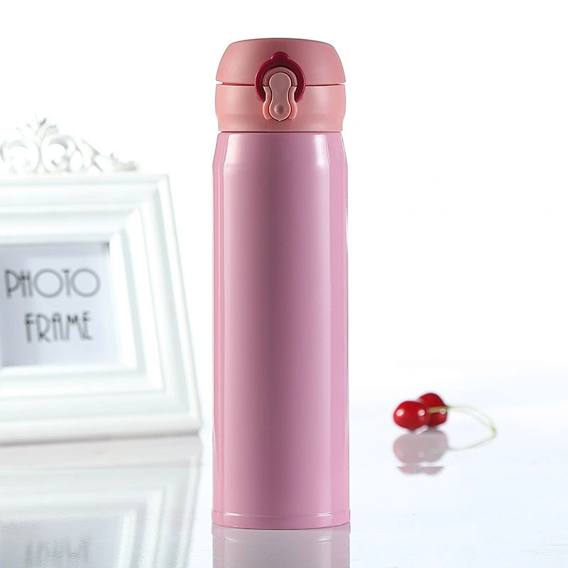 Promotional 500 ml Stainless Steel Vacuum Cup Water Bottle Vacuum Flask Personality Mug