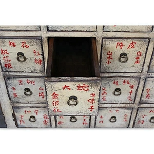 beijing Chinese antique medicine cabinet wood distressed furniture