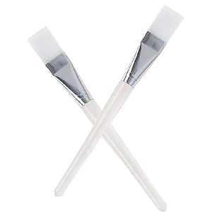 Newest Professional Beauty 2pcs Silicone DIY Facial Mask Brush Foundation Makeup Brush With High Quality