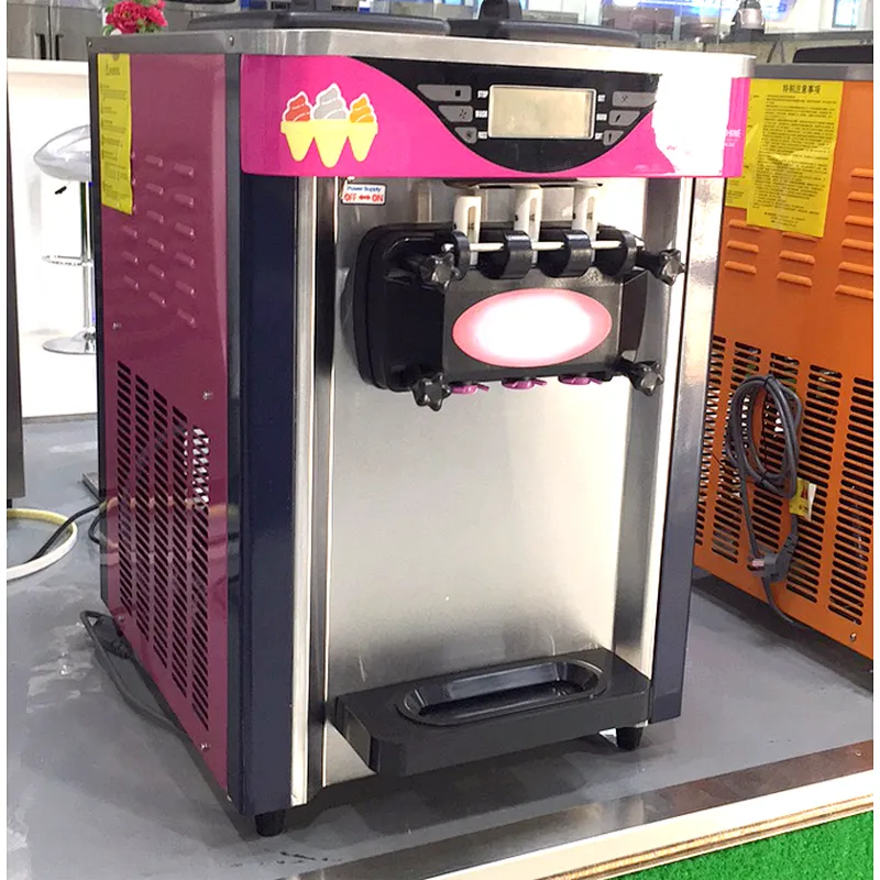 High quality mini type small table top soft serve ice cream machine