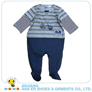 Custom design winter keep warm newborn toddler baby boys romper sets