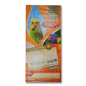 20kg PP woven bags for bird food packaging