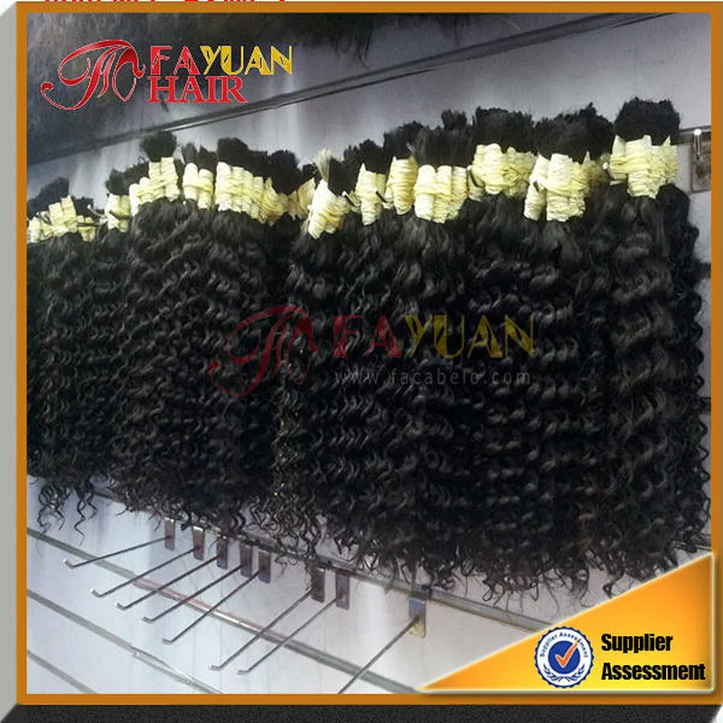 top quality cheap virgin hair bulk unprocessed natural curl virgin human hair bulk hair extension