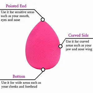 6pc makeup sponge latex free and puff holder