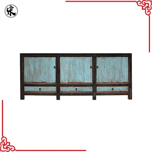 wholesale chinese antique reproduction shabby chic storage buffet living room furniture