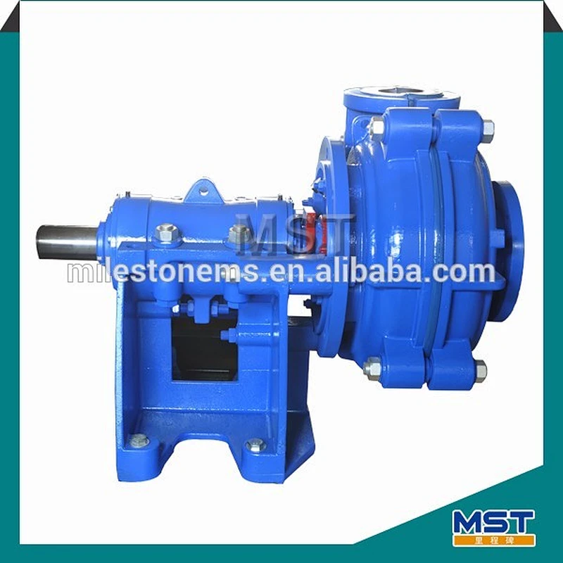Acid-proof centrifugal rubber lined sludge pumps