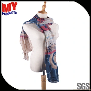 New arrival hot sales cheap simple design womens scarf