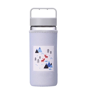 Guangzhou Manufactory Customized Logo Coffee Mug with Lid Sleeve Anti-heat for Sport