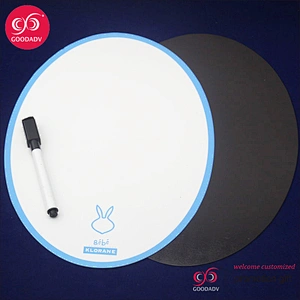 Round cartoon refrigerator message kids erasable whiteboard marker custom design only