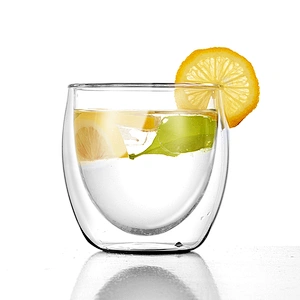 2018 hot selling durable resistant double wall glass fancy coffee cups and mugs