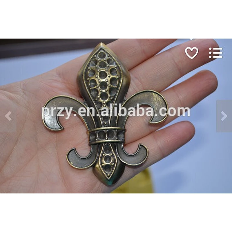 2015 hotsale Jumbo sized Fleur de Lis fondant silicone cake mold