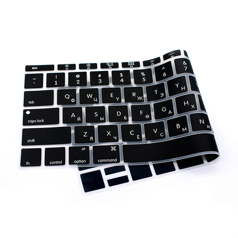 Wholesale China Import Mongolian black silicone keyboard cover Custom Silicone Keyboard Cover For Macbook 12