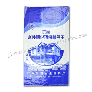 High quality plain white plastic laminated pp woven big bag for cement
