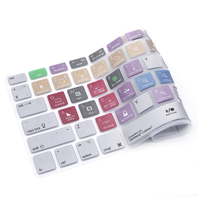 online retail store steinberg cubase function hotkey Shortcut Silicone Keyboard Skin Cover for Macbook Pro Air Retina 13 15 17