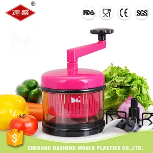 Plastic manual vegetable baby food chopper processor