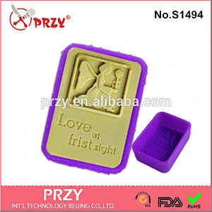 Handmade love at first sight silicone soap mold
